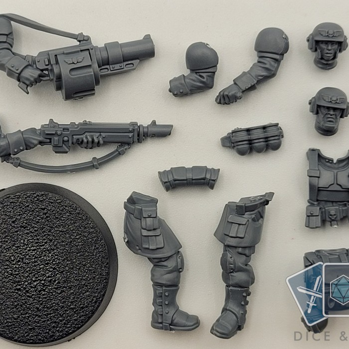 Cadian Shock Trooper 8 with...