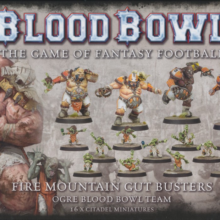 Ogre Blood Bowl Team - Fire...